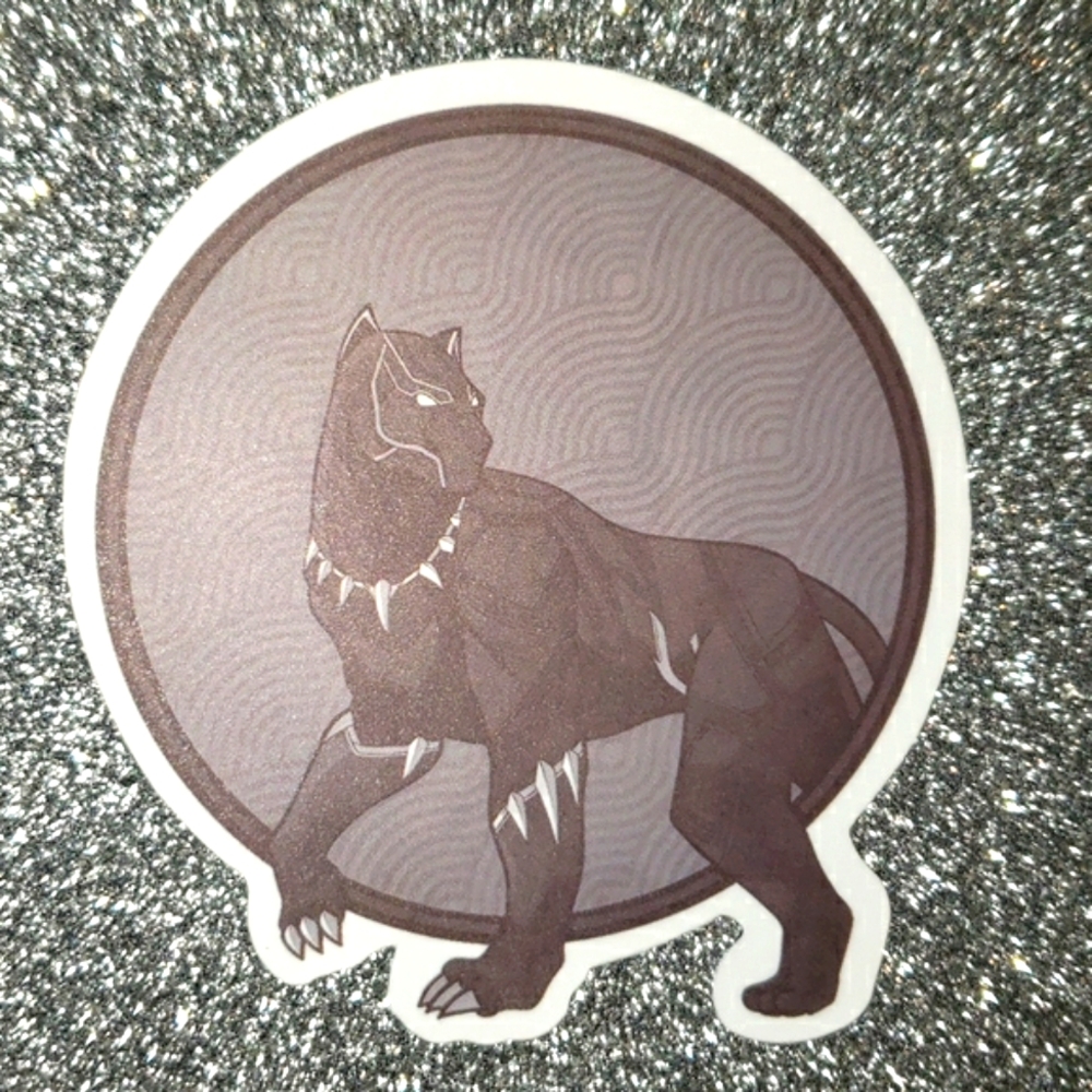 10/$10 Black Panter Waterproof Sticker